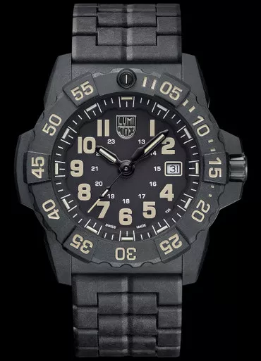 Luminox Navy Seal 3500 Watch Black/Carbonox