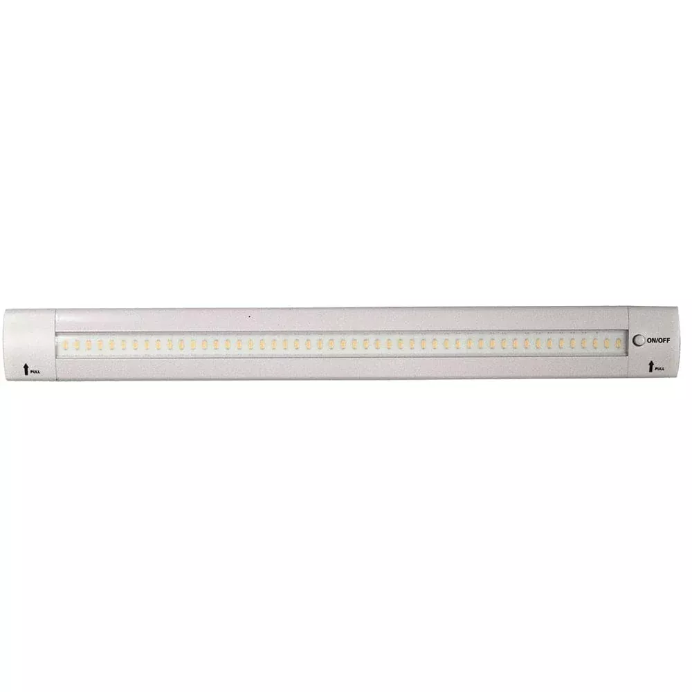 Lunasea 12″ Adjustable Angle LED Light Bar – w/Push Button Switch – 12VDC – Warm White