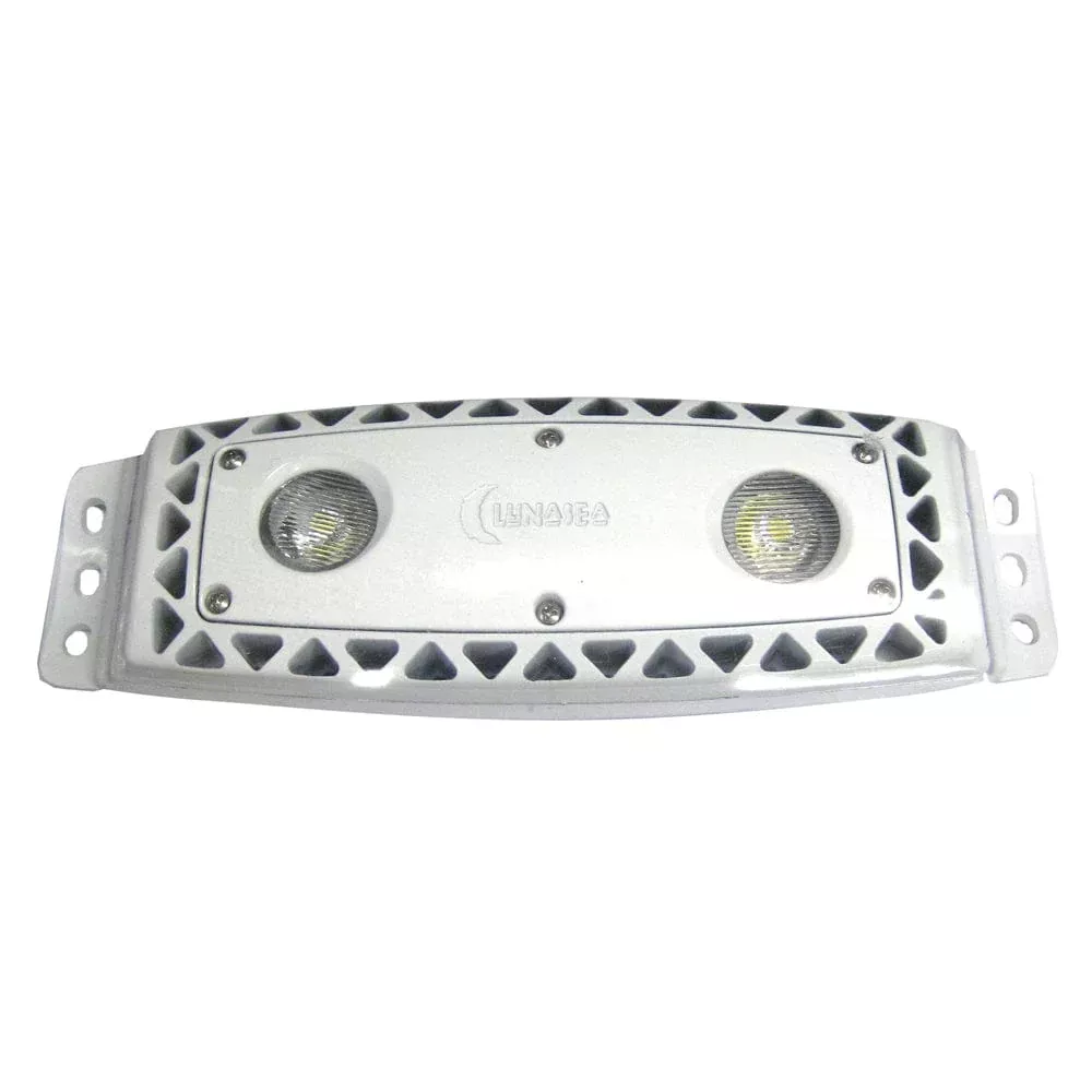Lunasea High Intensity Outdoor Dimmable LED Spreader Light – White – 1,100 Lumens