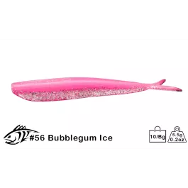Lunker City Fin-S-Fish - 4" - Bubblegum Ice