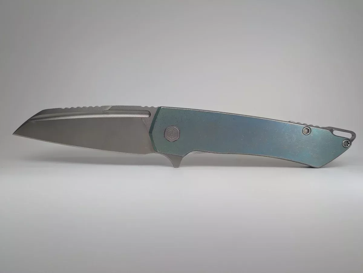 MachineWise Mojave Beach Sunset Titanium Framelock Folding Knife #570