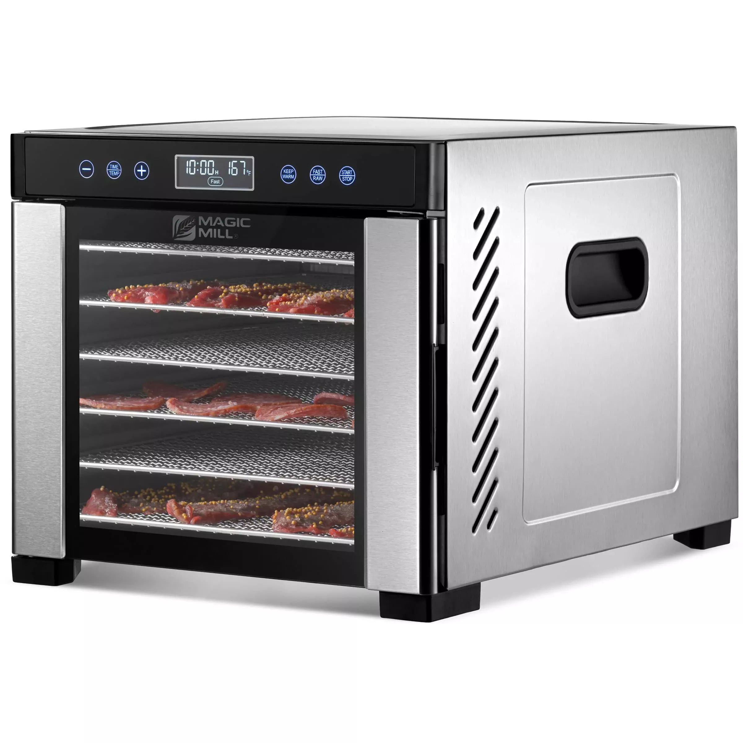 Magic Mill Food Dehydrator Machine With 7 Stainless Steel Trays
