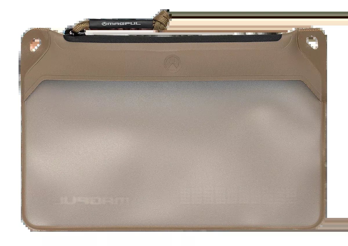 Magpul Industries Corp DAKA Windowed Pouch Small, Flat Dark Earth, Reinforced Polymer, MAG994245