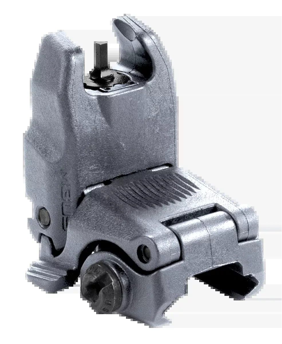 MAGPUL INDUSTRIES CORP MBUS Gen 2 Front Flip-Up Front Sight, Stealth Gray for AR-15/M16 MAG247GRY
