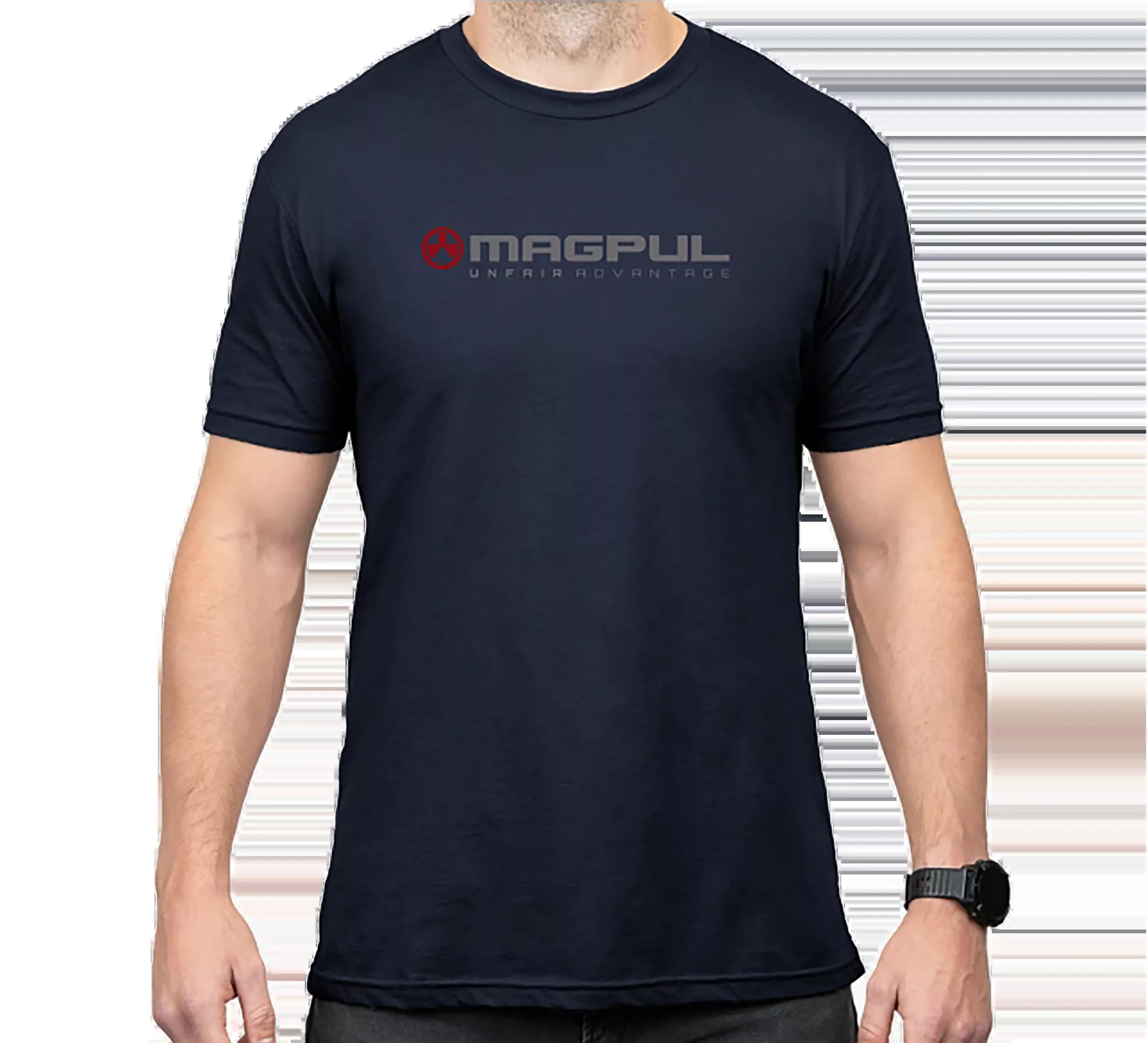 Magpul Industries Corp Unfair Advantage Short-Sleeve T-Shirt, Black Cotton/Poly Blend, MAG1399-410-2XL