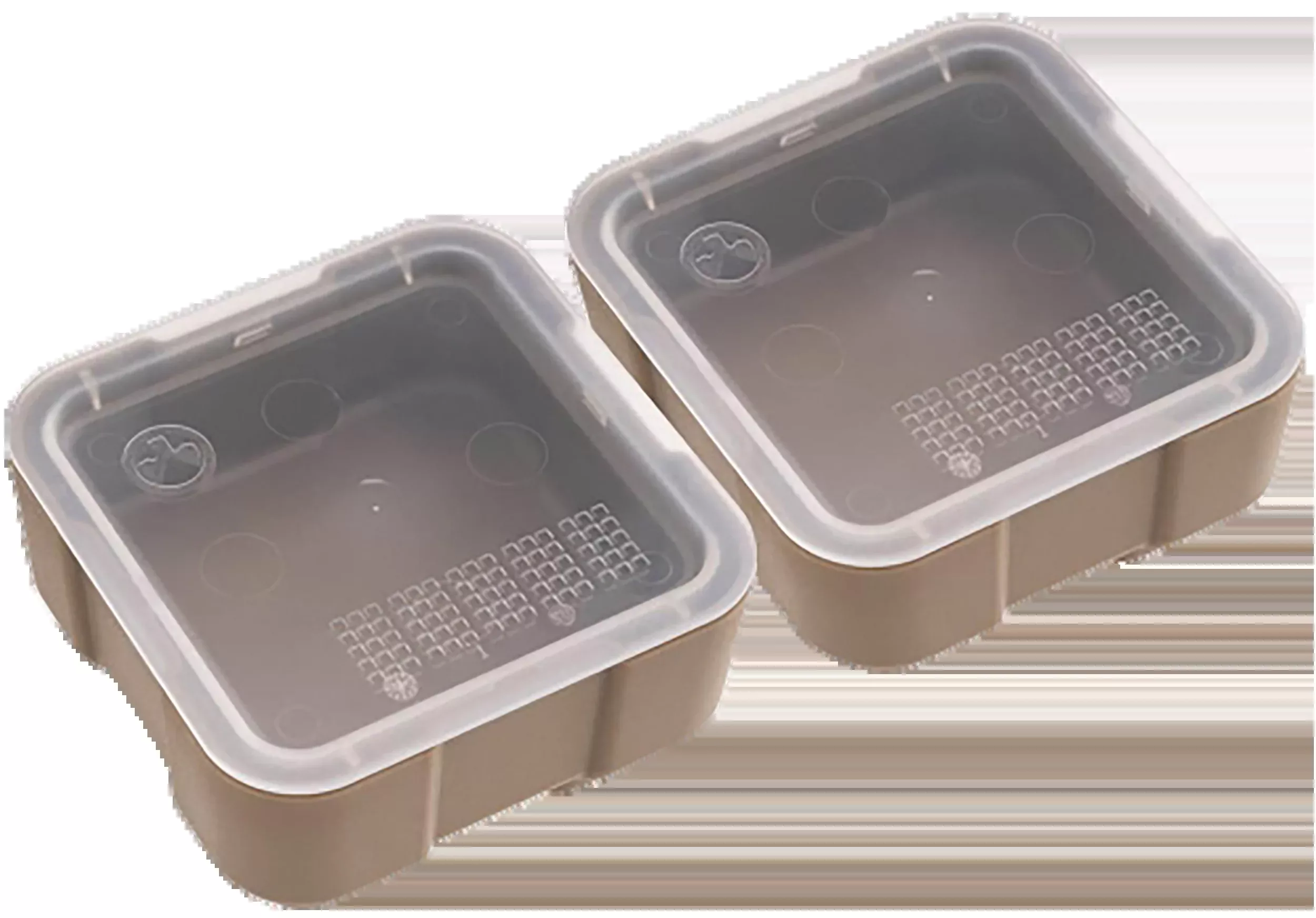 Magpul Industries DAKA Storage Bin, Flat Dark Earth Polymer, 2×2 Pair with Clear Lids, MAG1390FDE