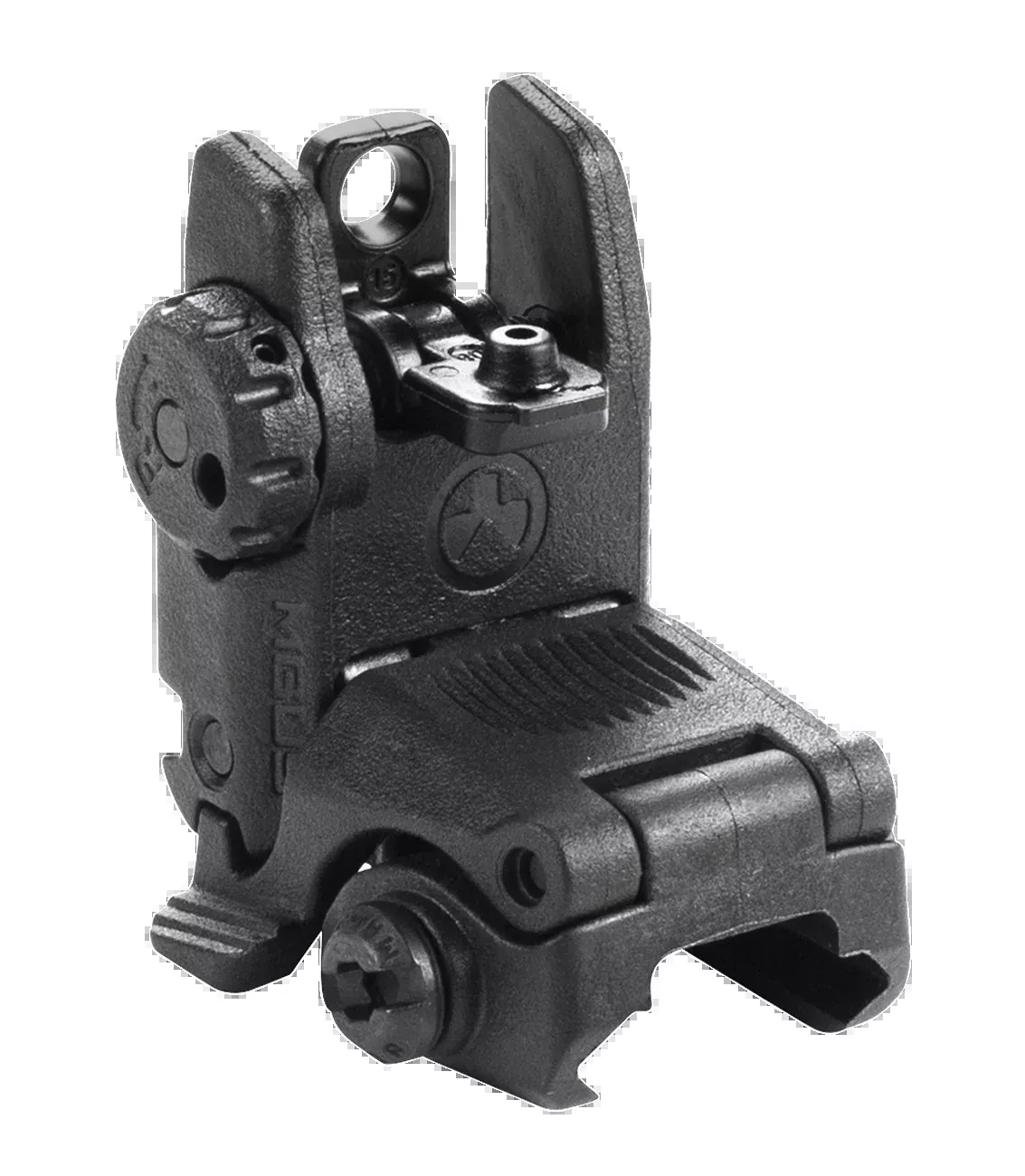 Magpul Industries MBUS Gen 2 Rear Flip-Up Sight for AR-15/M16, Black Polymer, Picatinny – MAG248BLK