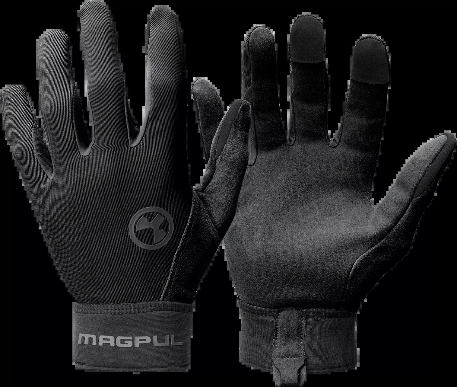 Magpul Technical 2.0 Gloves, Black Touchscreen Synthetic/Suede, Large — MAG1014001