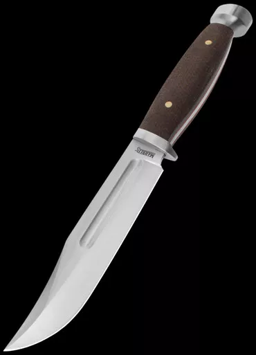 Marbles Ideal Brown Burlap Micarta Fixed Blade
