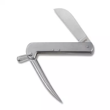 Marbles Stainless Riggers Knife with Marlin Spike