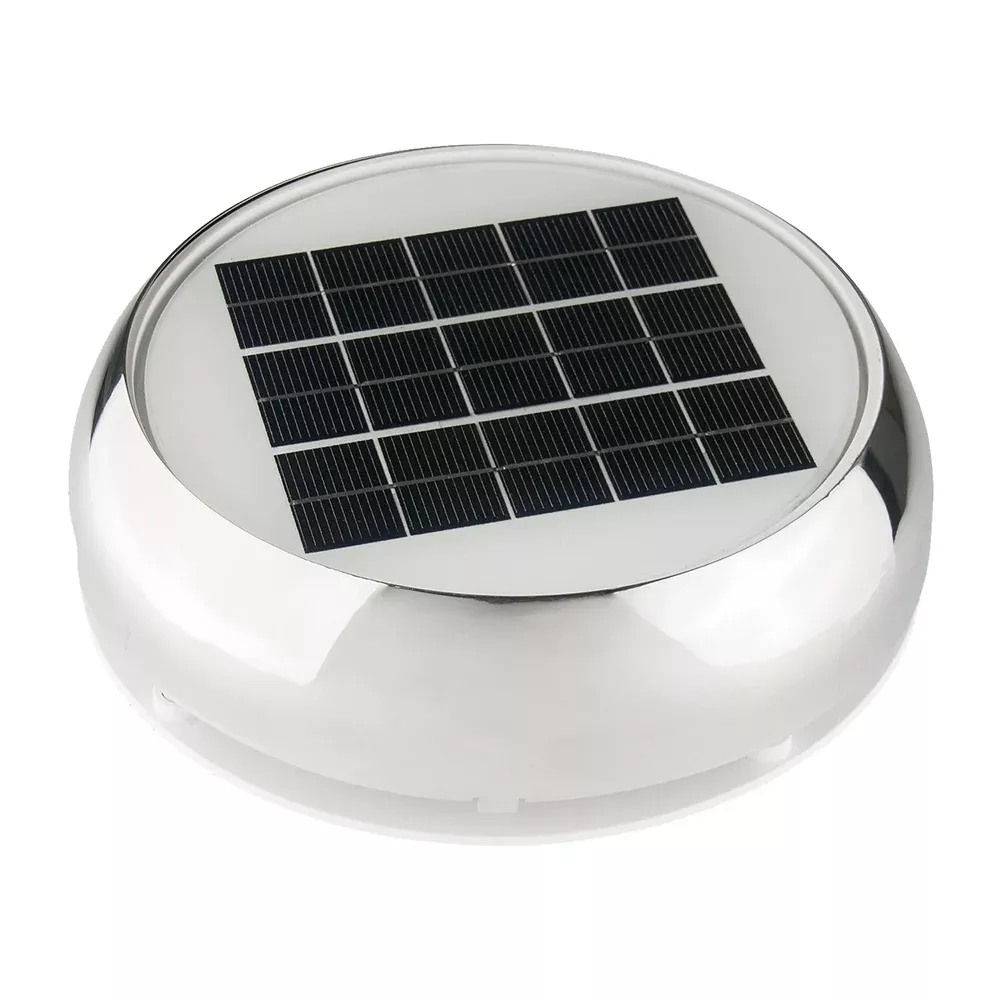 Marinco 3 Day/Night Solar Vent – Stainless Steel