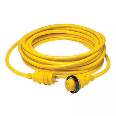 Marinco 35-Foot Yellow 30A Power Cord Plus Cordset