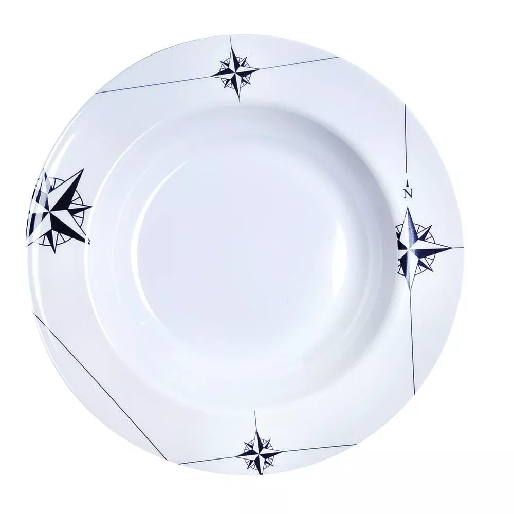 Marine Business Melamine Deep, Round Soup Plate – NORTHWIND – 8.8″ Set of 6