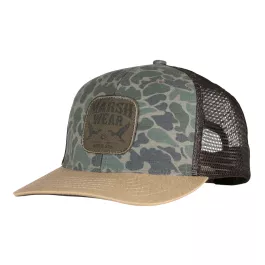 Marsh Wear Daffy Trucker Hat - Green Camo