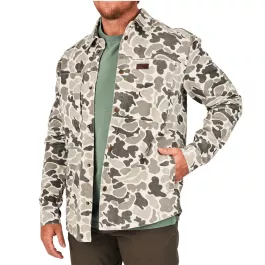 Marsh Wear Men's Delano Shacket - Stone Mallard Camo - XL