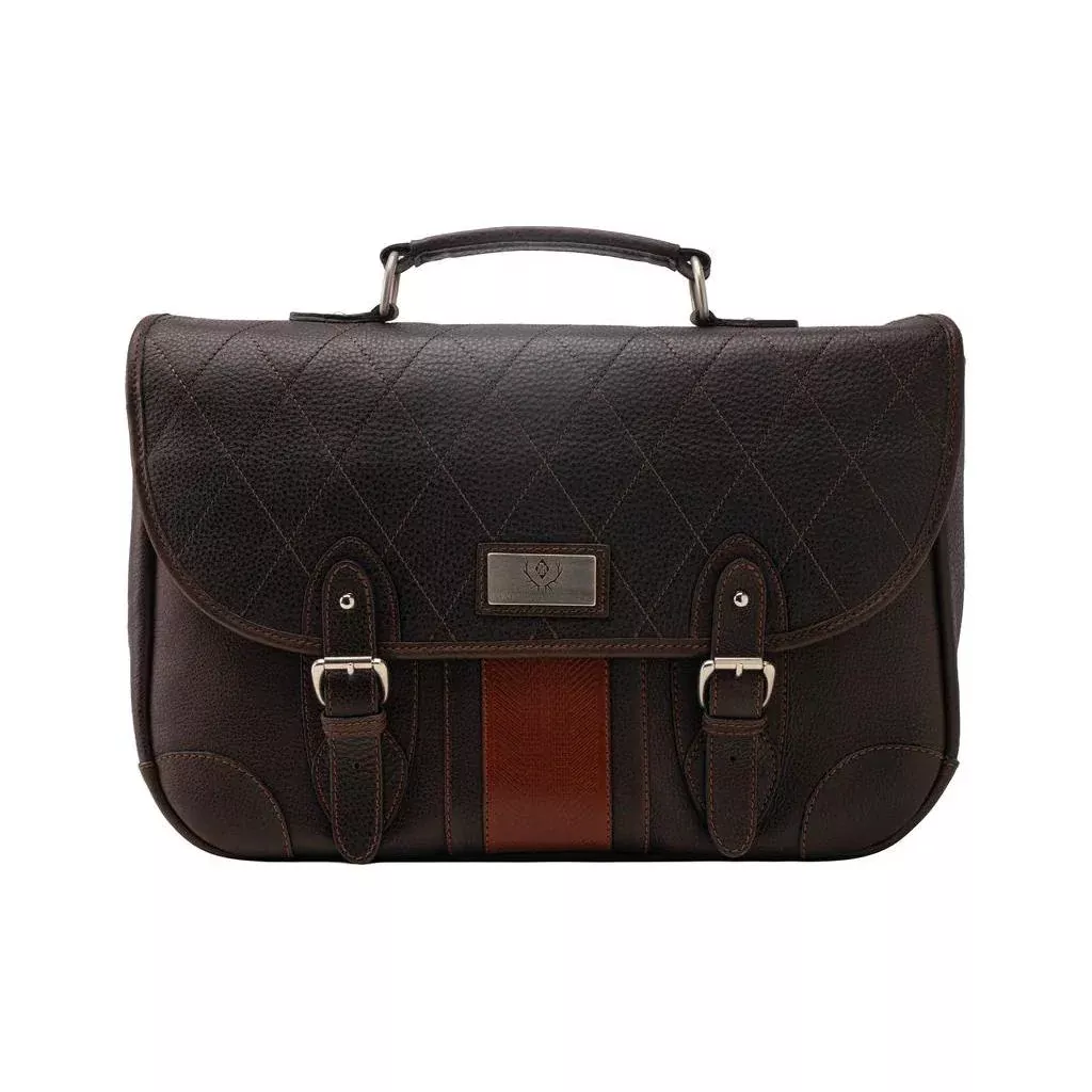 Martin Dingman Rudyard Saddle Leather Lodge Brief