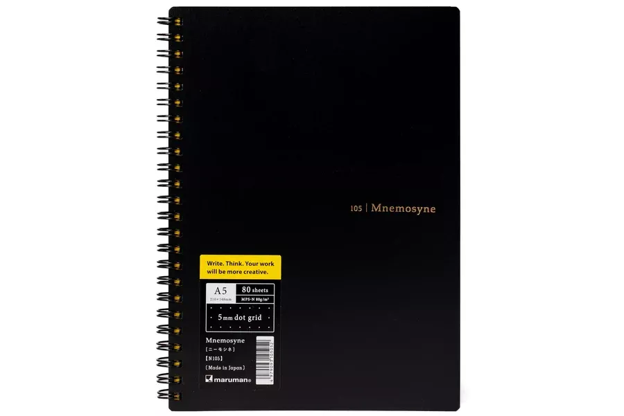 Maruman Mnemosyne A5 5mm Notebook Dot N105