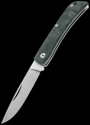 Maserin Scout Poplar Wood Black Damascus