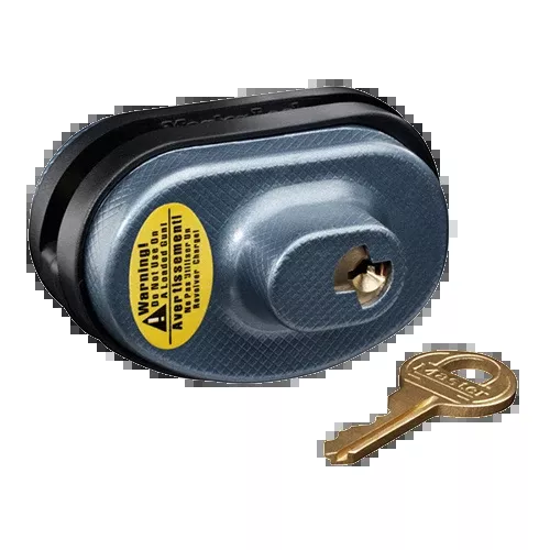 Master Lock Keyed Trigger Guard Lock, Adjustable Steel/Zinc Body with Rubber Pads, 90KADSPT
