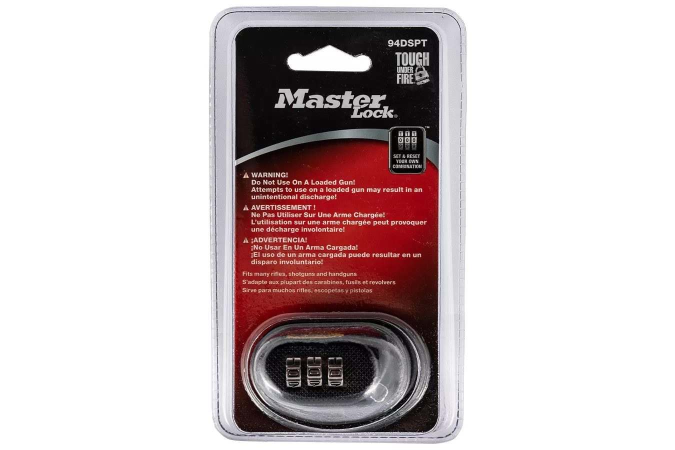 Master Lock Trigger Guard Lock Resettable Open With Combination