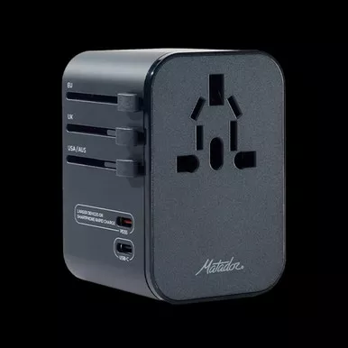 Matador Global Travel Adapter Black