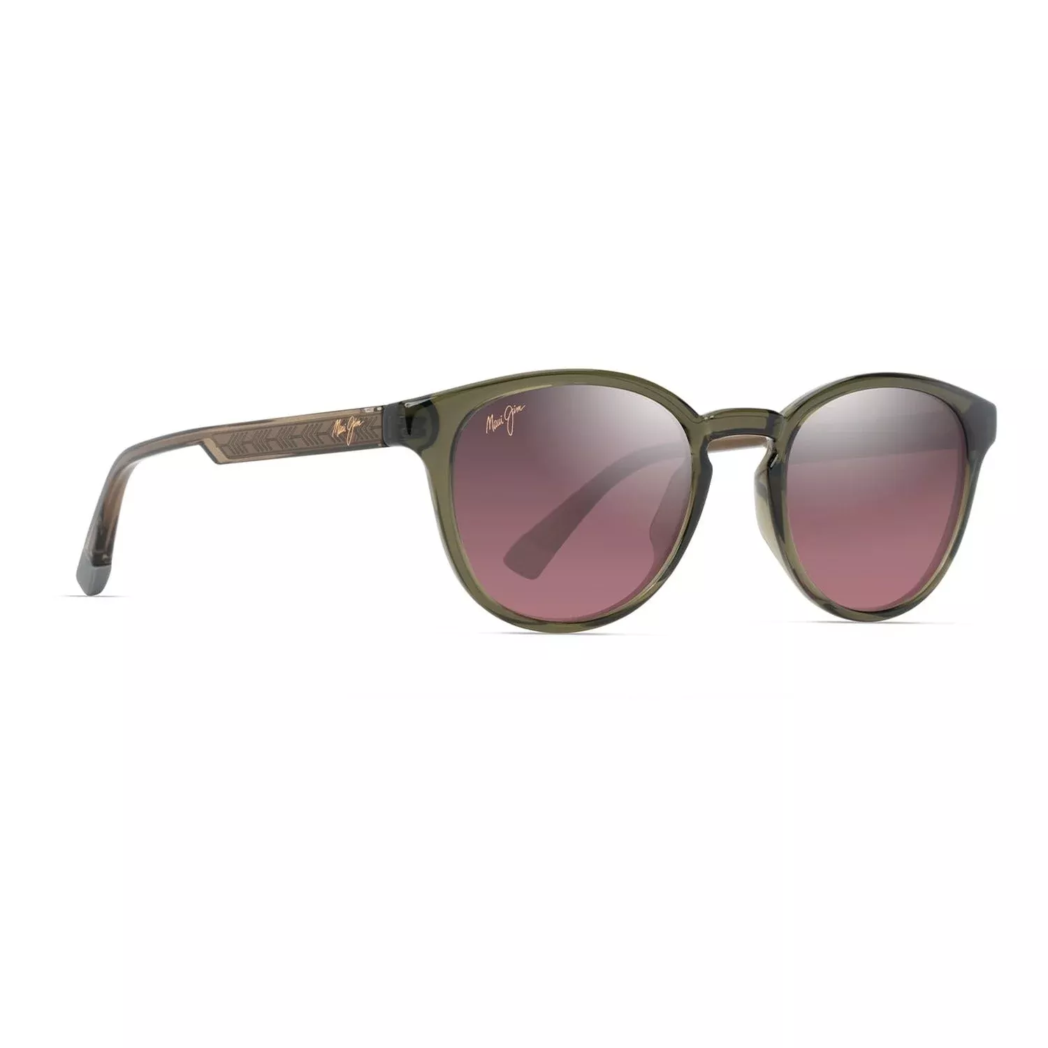 Maui Jim Rose Hiehie Shiny Trans Green