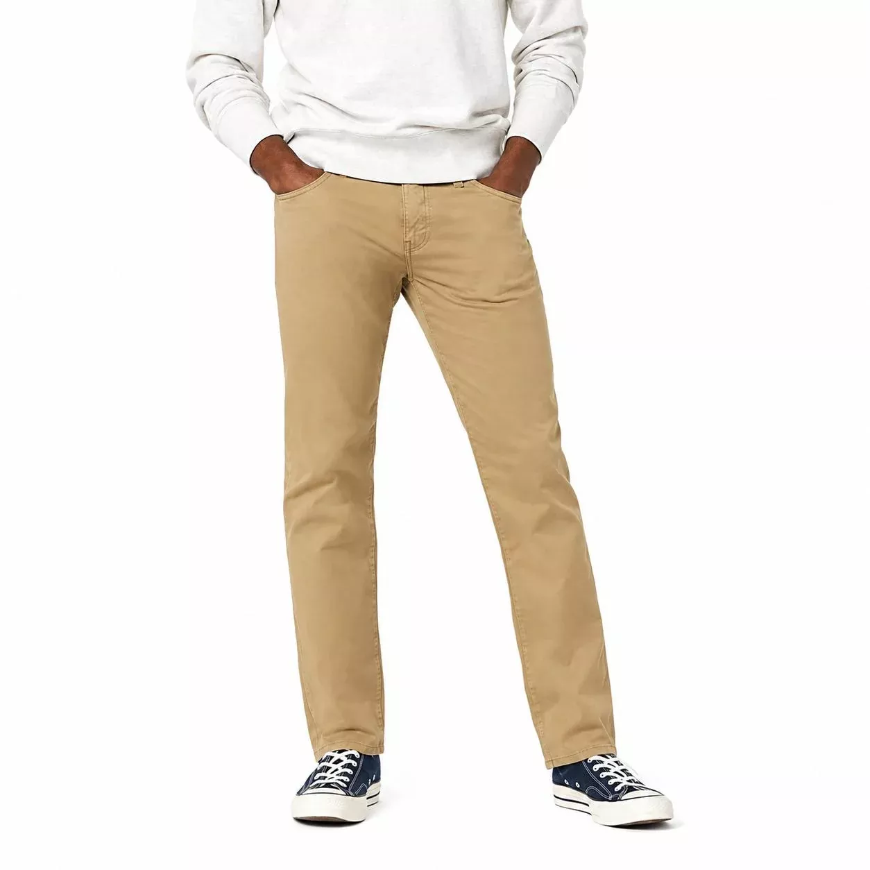 Mavi Men's Zach British Khaki Twill Jeans