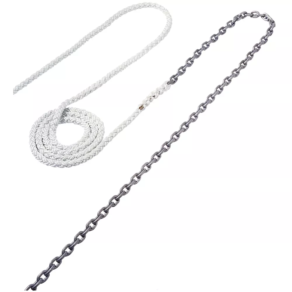 Maxwell Anchor Rode – 20′-3/8″ Chain to 200′-5/8″ Nylon Brait [RODE59]