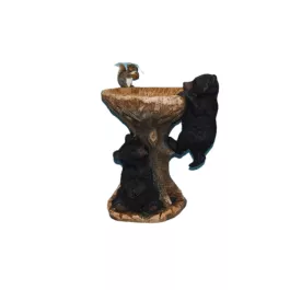 MayRich Company Black Bear Bird Bath - 18 x 25