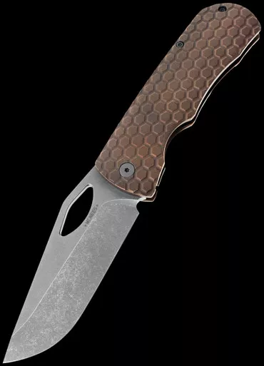 McNees Dixon Honeycomb Atomic Bronze Stonewash Folding Knife