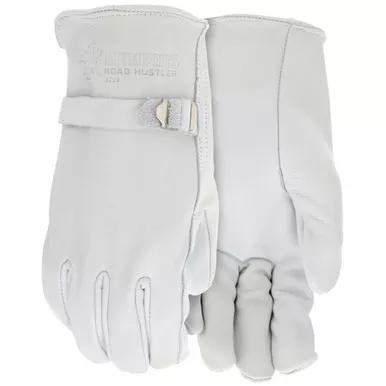MCR Safety 3220 Road Hustler Premium Grain Leather Drivers Work Gloves