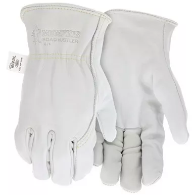 MCR Safety 3224 Road Hustler Premium Grain Leather Drivers Work Gloves