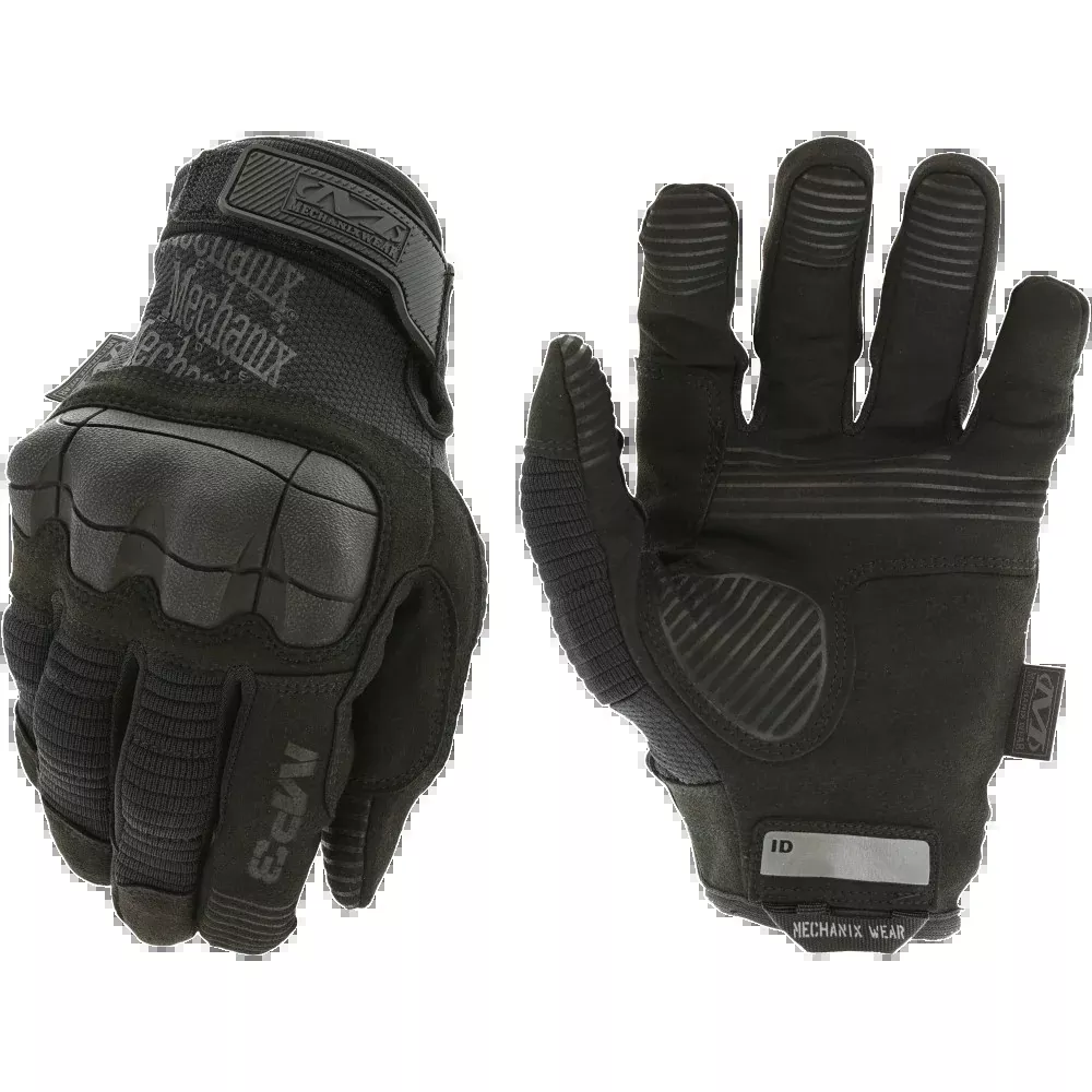 MECHANIX WEAR M-Pact 3 Covert Impact-Resistant Gloves, Black Synthetic Leather, Small — MP355008