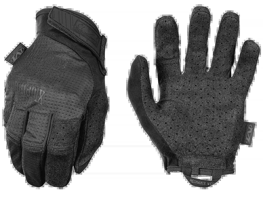 Mechanix Wear Specialty Vent Work Gloves, Covert Black, Touchscreen, Small – MSV55008