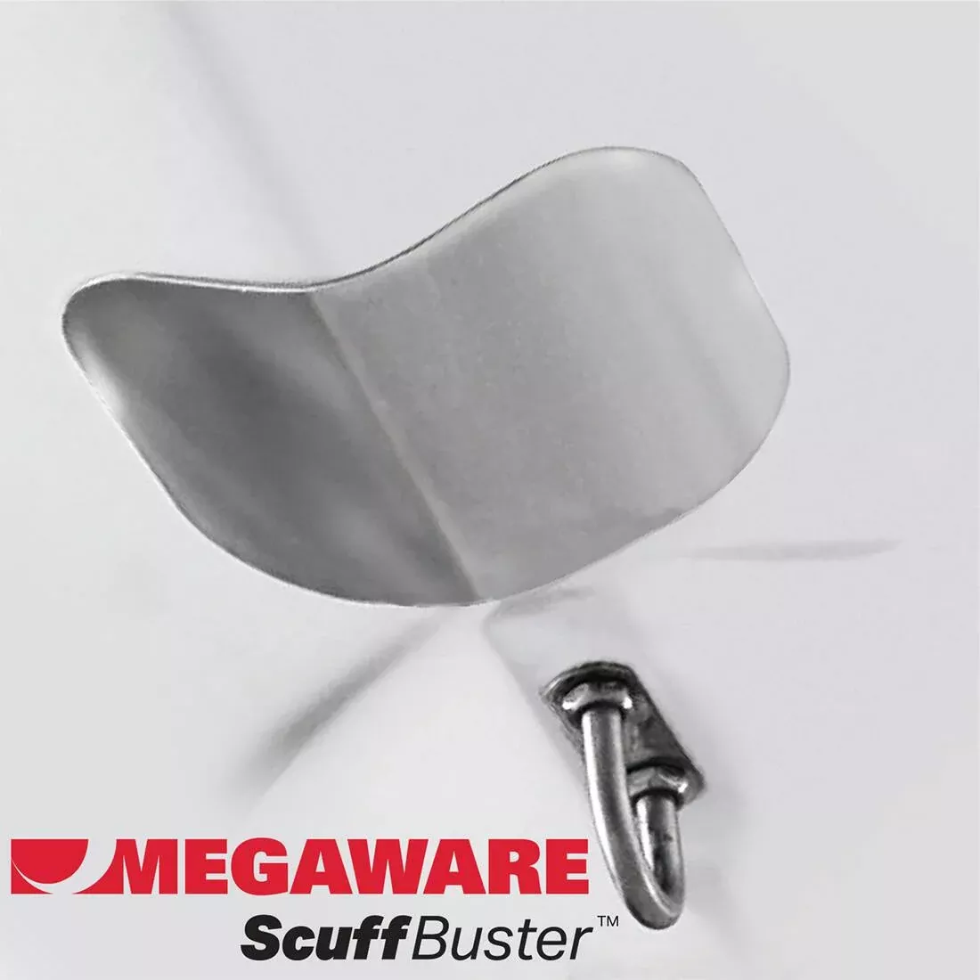 Megaware ScuffBuster Standard – 5.75″ X 4.5″ – Solid Bowguard – 22G – Stainless Steel• 2637