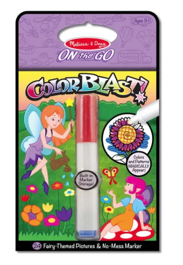 Melissa & Doug On the Go ColorBlast No-Mess Coloring Pad – Fairies #5355