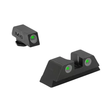 Meprolight TRU-DOT Self-Illuminated Fixed Pistol Night Sights for Glock Standard Frame