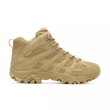 MERRELL Men's Moab 3 Coyote Mid Tactical Waterproof Boots (J004111)