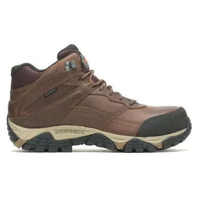 MERRELL Mens Moab Adventure Mid Waterproof CF Medium Toffee Boots (J004633)