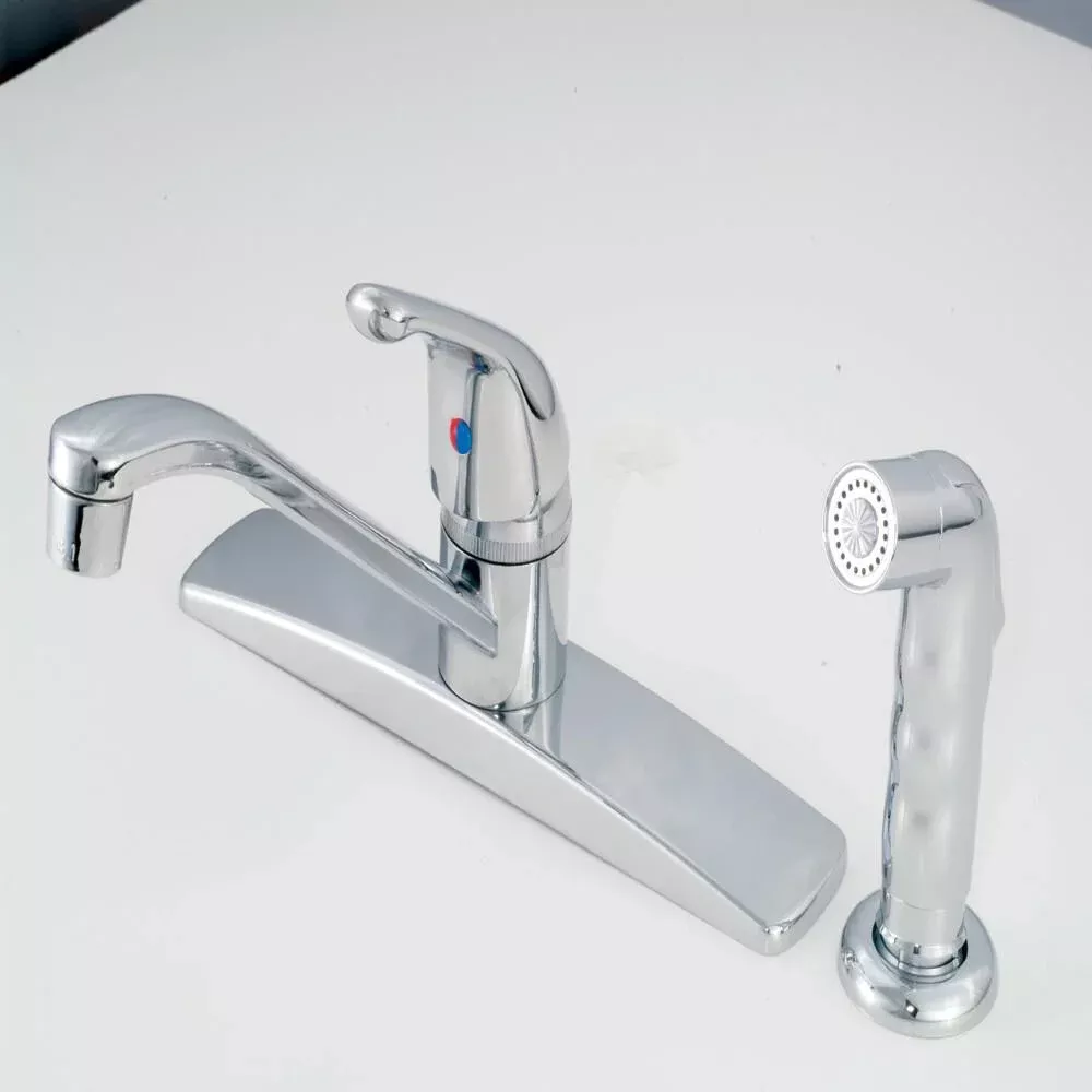 Metal Single Lever Kitchen Faucet, Chrome