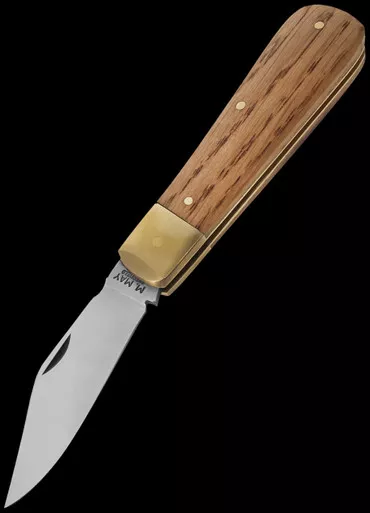Michael May Oak Clip Point Folding Knife