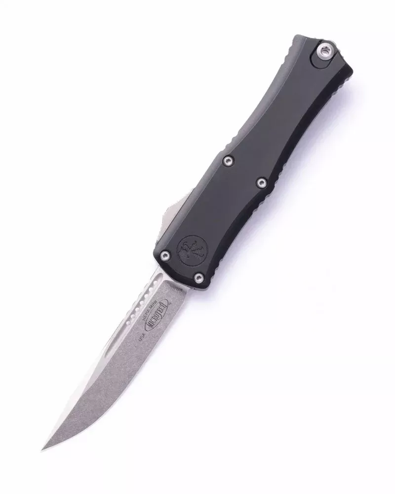 Microtech Hera II Mini S/E Black Stonewash Standard Out the Front Knife
