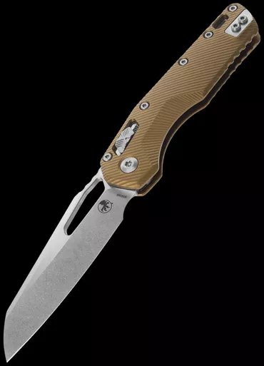 Microtech MSI Ram-Lok Stonewashed Tan Folding Knife