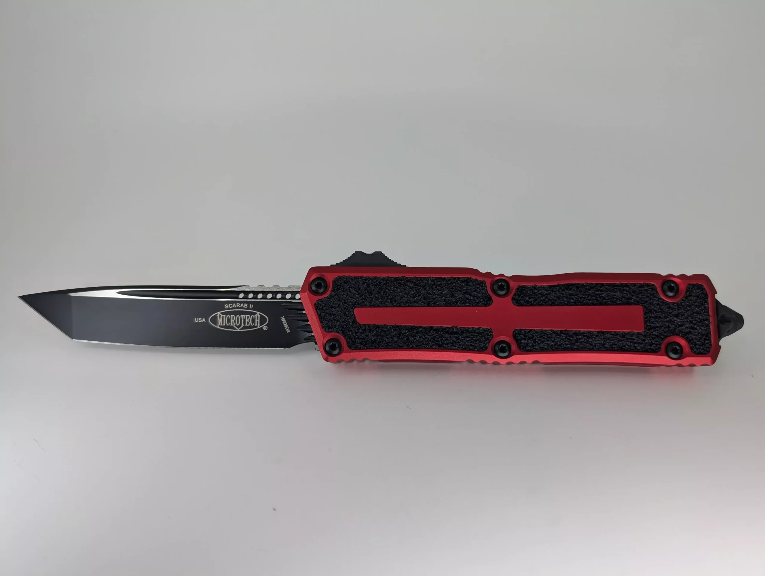 Microtech Scarab II T/E Gen III Red Out the Front