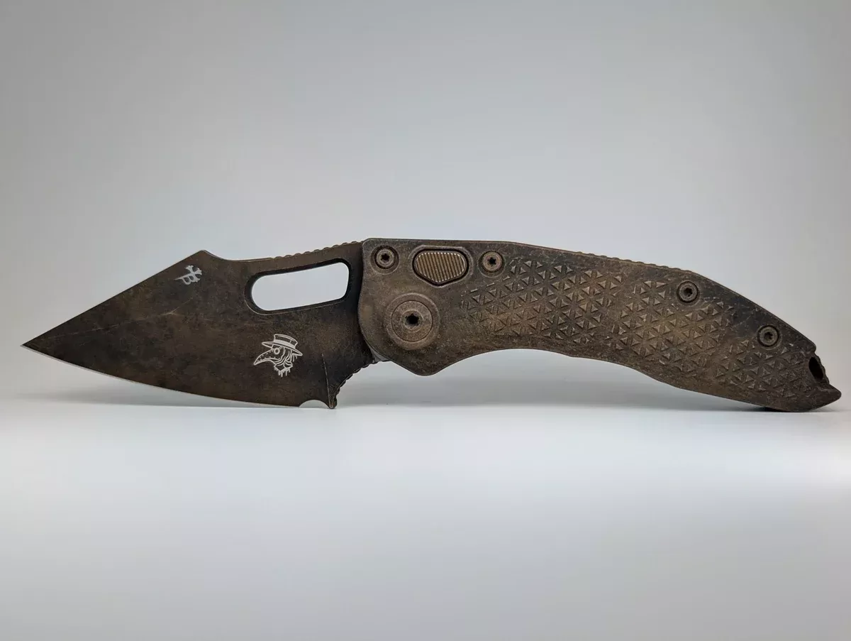 Microtech Stitch Auto S/E Signature Series Plague Outbreak Folding Knife