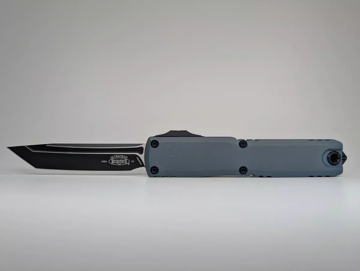 Microtech Ultratech T/E Gen IV Caspian Blue Out the Front Knife