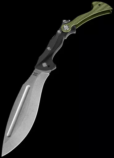 Midgards-Messer Folding Kukri OD Green Folding Knife