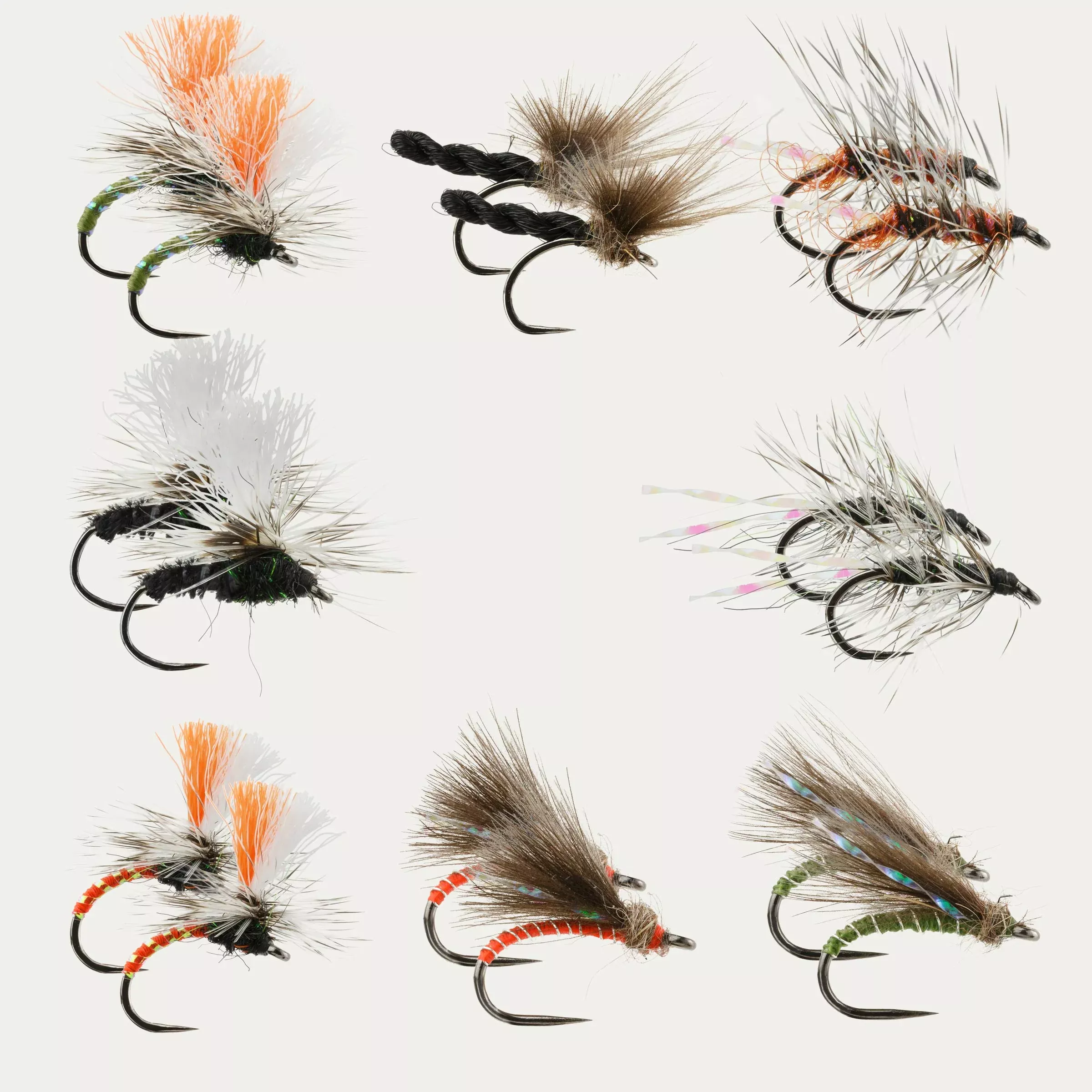 Midge Dry Fly BugCycle Fly Assortment – 16pk, Barbless, Ahrex