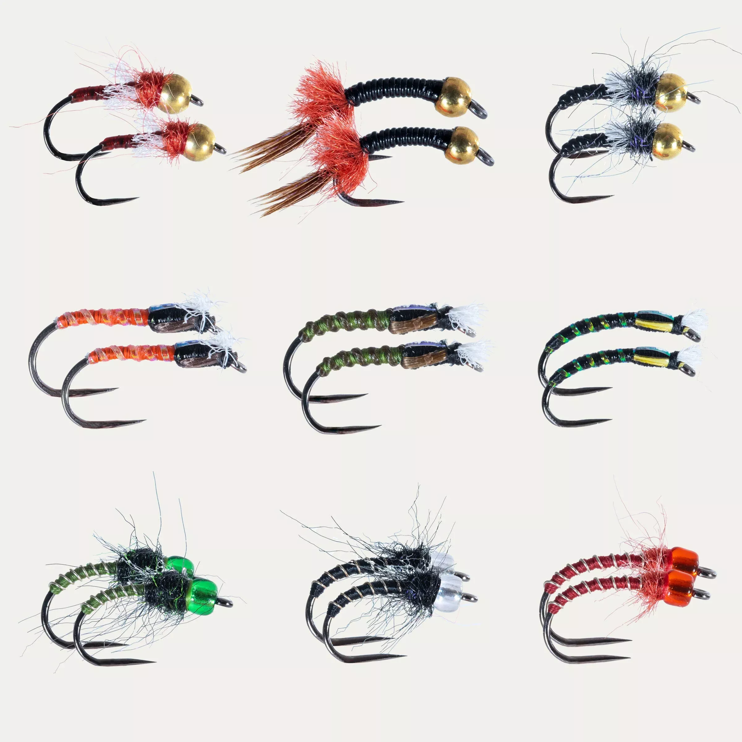 Midge Subsurface BugCycle Fly Assortment – 18pk, Barbless, Ahrex