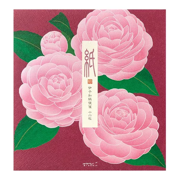 Midori Letter Pad – Foil Stamping Otome Camellia